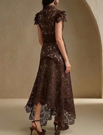 Rochie lunga Anewsta, maro