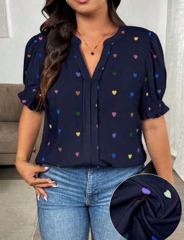 Bluza SHEIN CURVE, bleumarin