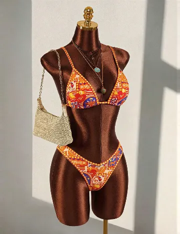 Costum de baie SHEIN, mix culori
