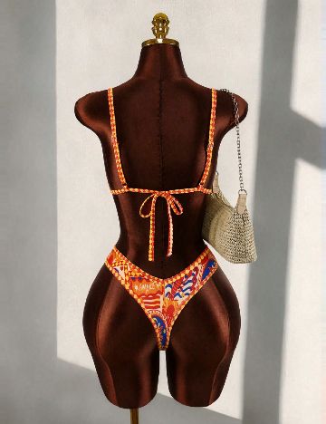 Costum de baie SHEIN, mix culori