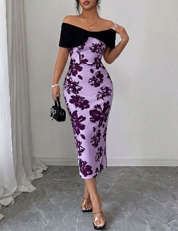 Rochie medie SHEIN, mov