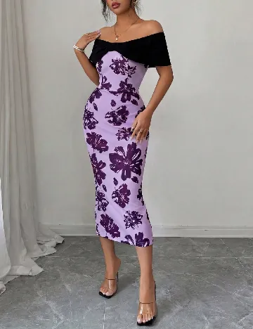 Rochie medie SHEIN, mov