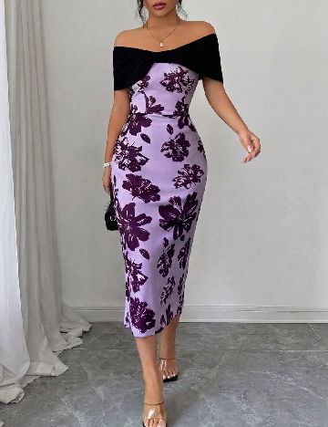 Rochie medie SHEIN, mov