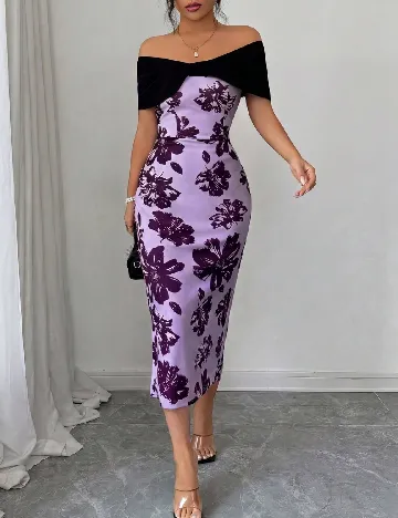 Rochie medie SHEIN, mov