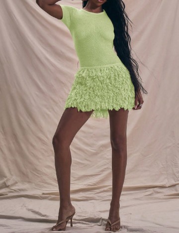Rochie scurta Musera, verde