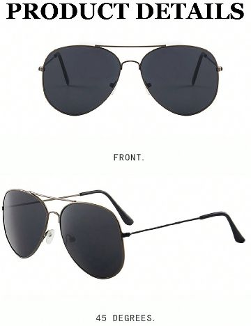 Set ochelari de soare 3 perechi Shein Kids, mix culori