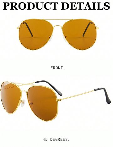 Set ochelari de soare 3 perechi Shein Kids, mix culori