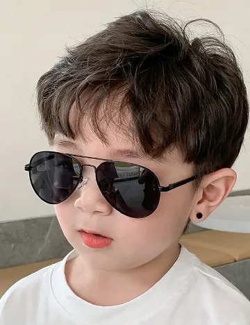 Set ochelari de soare 3 perechi Shein Kids, mix culori