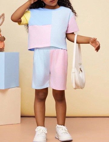 Compleu Shein Kids, mix culori