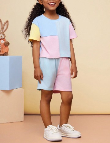 Compleu Shein Kids, mix culori