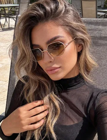 Ochelari de soare SHEIN, maro