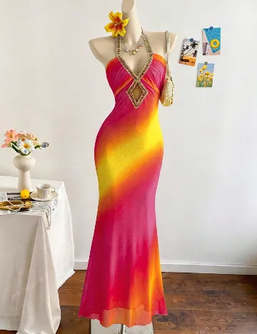 Rochie lunga SHEIN, mix culori
