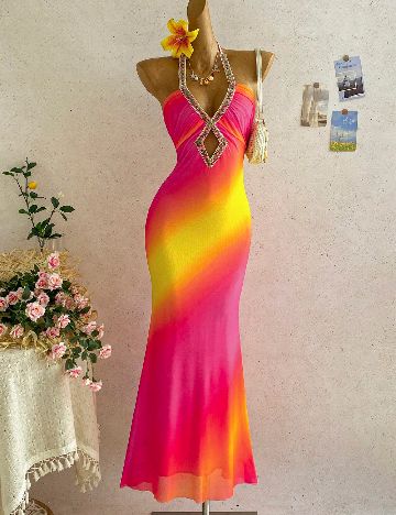 Rochie lunga SHEIN, mix culori