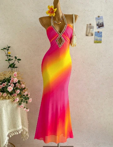 Rochie lunga SHEIN, mix culori