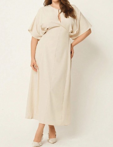 Rochie lunga SHEIN CURVE, crem