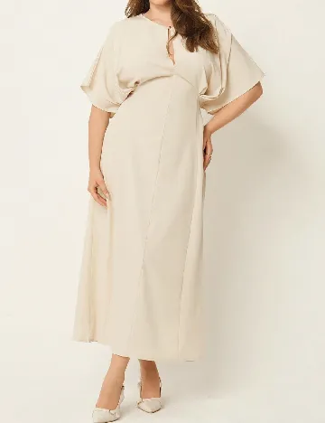 Rochie lunga SHEIN CURVE, crem