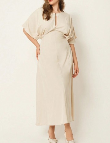 Rochie lunga SHEIN CURVE, crem