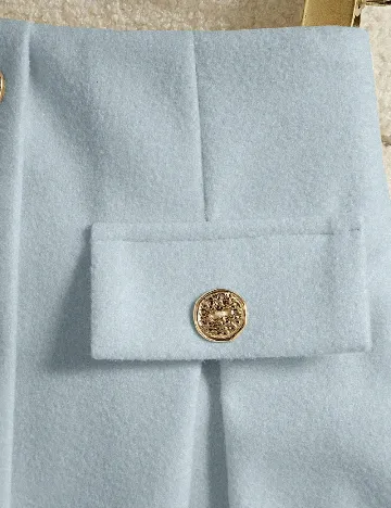 Fusta SHEIN, bleu