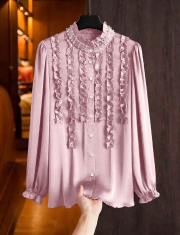 Camasa SHEIN CURVE, roz