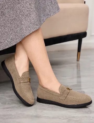 Mocasini SHEIN, maro