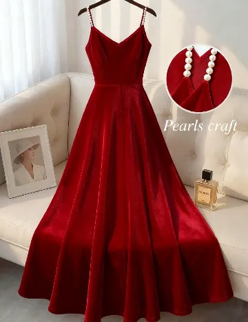 Rochie lunga SHEIN, rosu