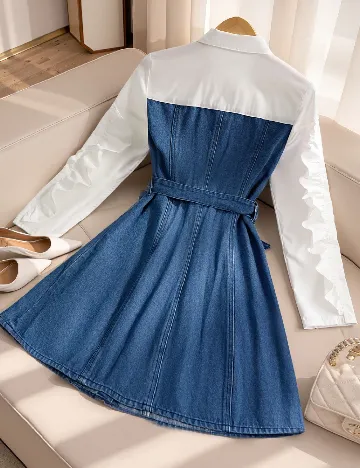 Rochie scurta SHEIN, albastru