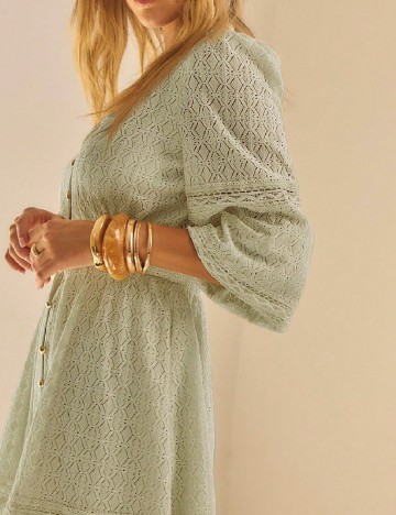 Rochie scurta Aralina, verde