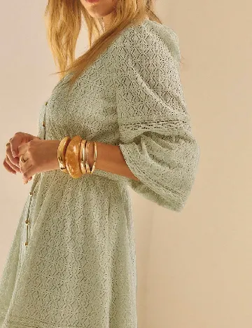 Rochie scurta Aralina, verde