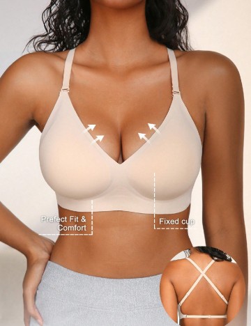 Sutien SHEIN, crem