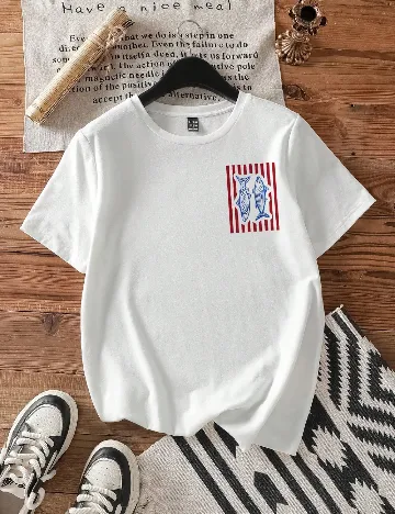 Tricou SHEIN, alb
