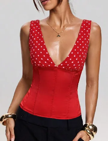 Top SHEIN, rosu