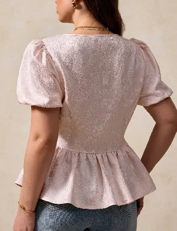 Bluza SHEIN CURVE, roz pal