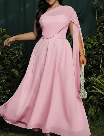 Rochie lunga SHEIN CURVE, roz