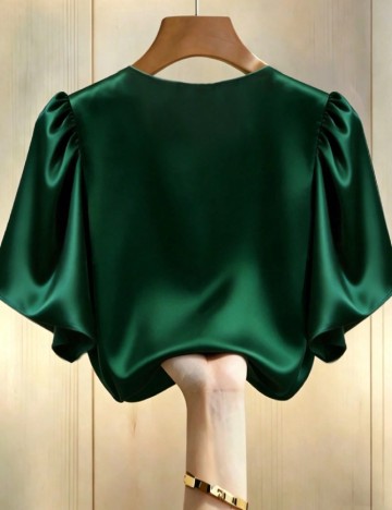 Bluza SHEIN CURVE, verde