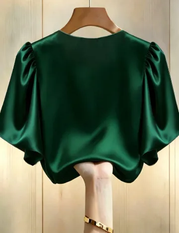 Bluza SHEIN CURVE, verde