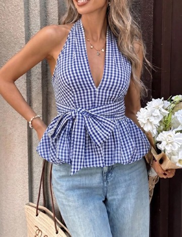 Top SHEIN, albastru