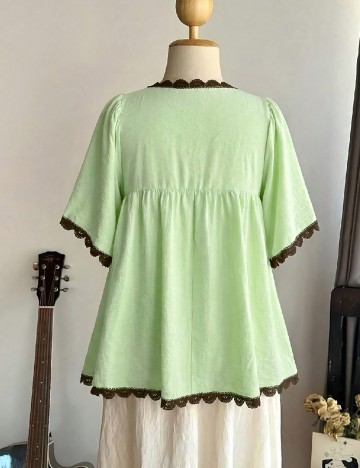 Bluza SHEIN CURVE, verde