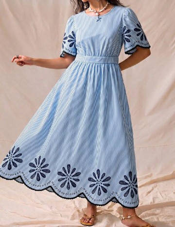 Rochie lunga SHEIN CURVE, albastru