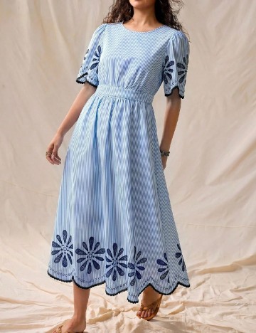 Rochie lunga SHEIN CURVE, albastru