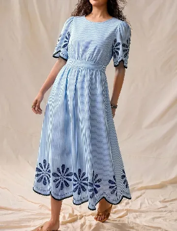 Rochie lunga SHEIN CURVE, albastru