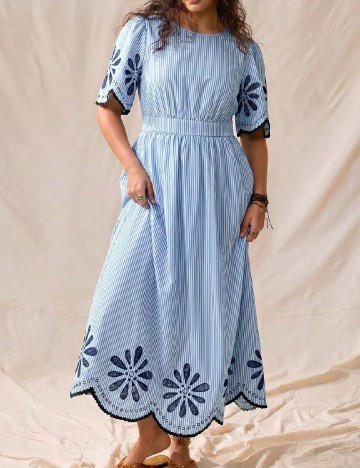 Rochie lunga SHEIN CURVE, albastru