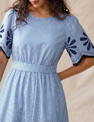 Rochie lunga SHEIN CURVE, albastru
