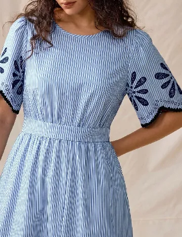 Rochie lunga SHEIN CURVE, albastru
