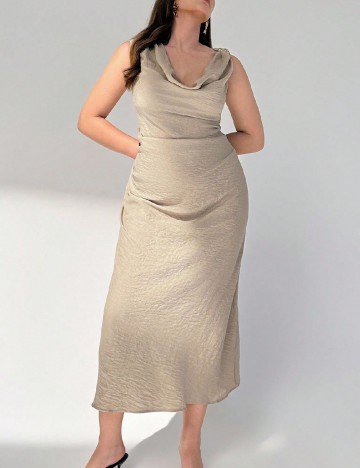 Rochie medie SHEIN CURVE, bej