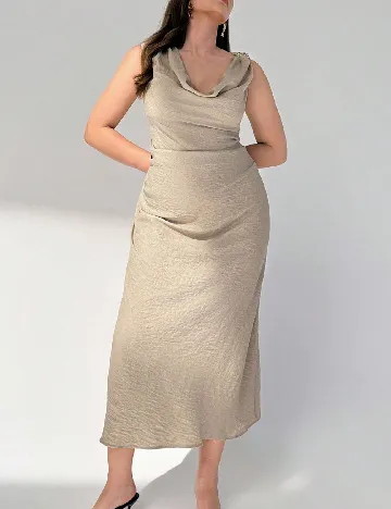 Rochie medie SHEIN CURVE, bej