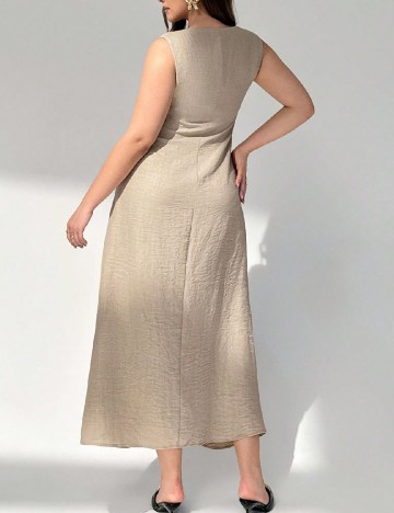 Rochie medie SHEIN CURVE, bej