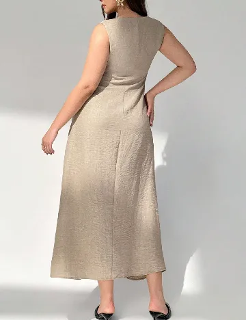 Rochie medie SHEIN CURVE, bej