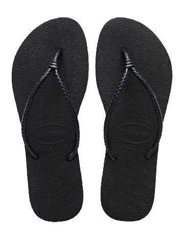 Slapi havaianas, negru