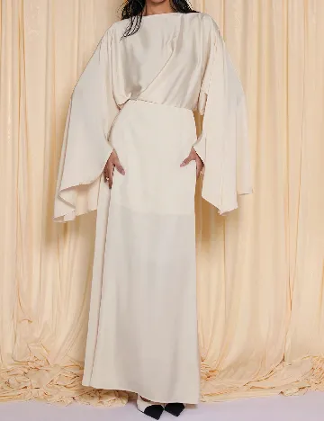 Rochie lunga SHEIN, ecru