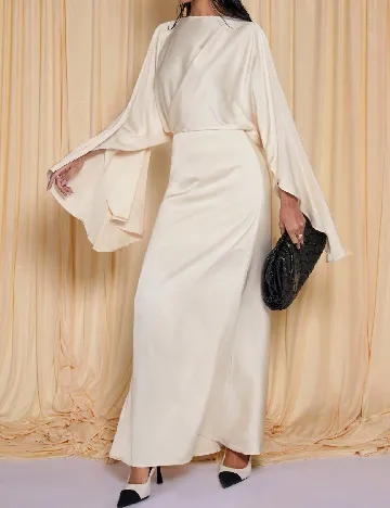 Rochie lunga SHEIN, ecru